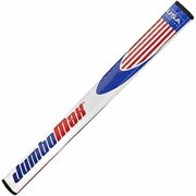 JumboMax Putter Grips JumboFlat 17 Golf Putter Grip, Oversize ArmLock Grip Profile, Red/White/Blue w/USA Flag