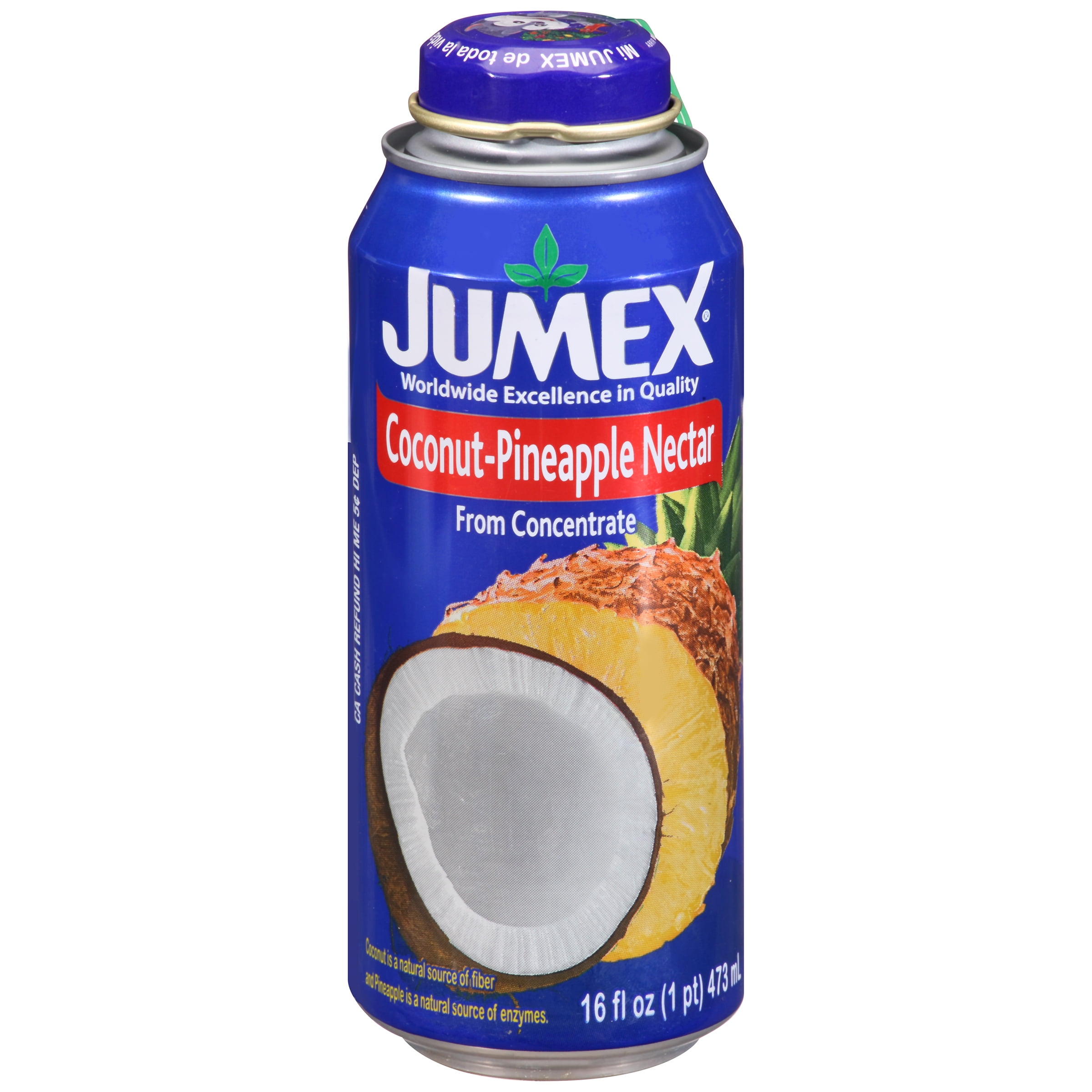Jumex Coconut-Pineapple Nectar 16oz Can for Breakroom Refreshment