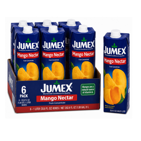 Jumex Mango Nectar, 1 Liter Boxes (6 Pack)