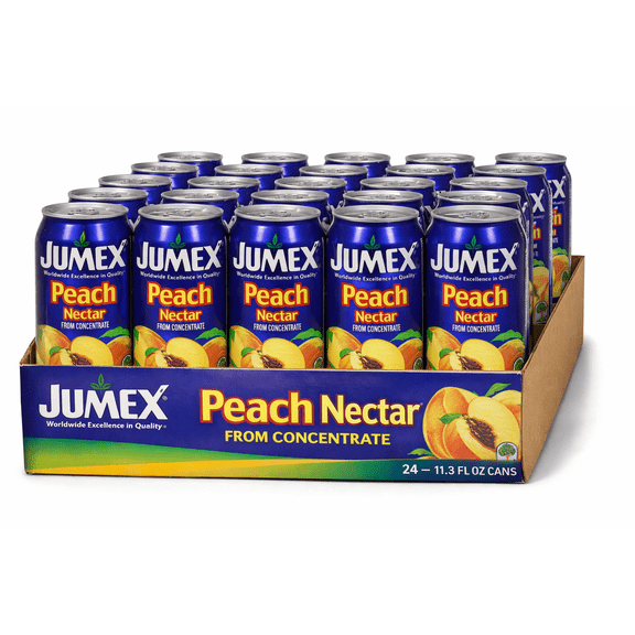 Jumex Peach Nectar Juice Drink 11.3 oz Cans 24 Pack