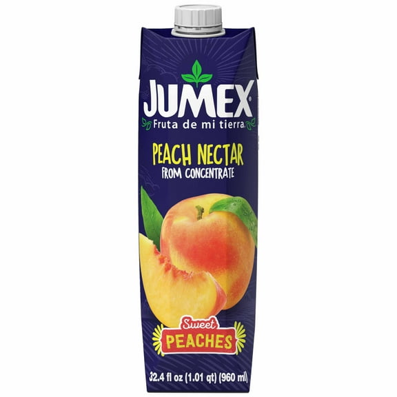 Jumex - Tropical Peach Nectar Juice for Smoothies and Cocktails - 32.46 FO, Case of 12