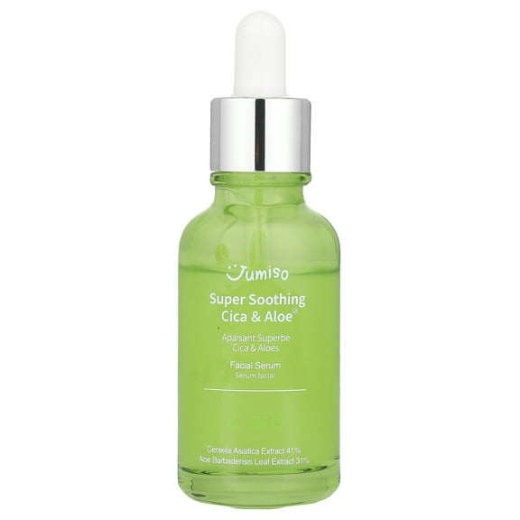 Jumiso Super Soothing Cica & Aloe Facial Serum, 1.01 fl oz (30 ml)