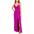 thumbnail image 1 of Jump Apparel Womens Juniors Crepe Maxi Evening Dress, 1 of 2