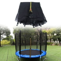 Jump Bed Safety Net 8 10 12Ft Weather-Resistant Replacement Enclosure Net 8Ft 6 Poles