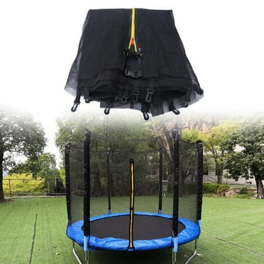 Jump Bed Safety Net 8 10 12Ft Weather-Resistant Replacement Enclosure Net 8Ft 6 Poles