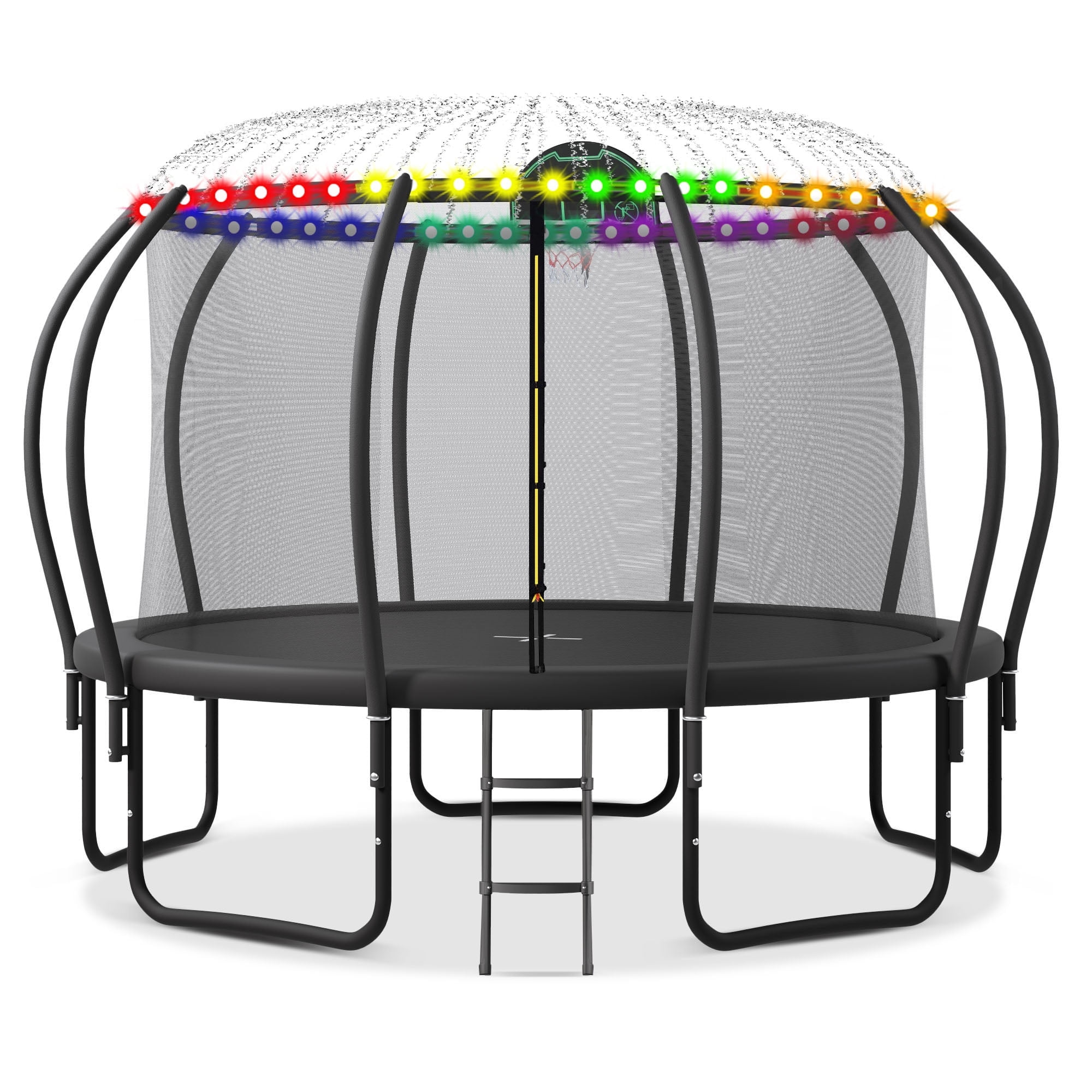 Jump Into Fun Trampoline 12FT 14FT 15FT 16FT, 1400LBS Trampoline for