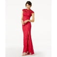 thumbnail image 1 of Jump Juniors Cap Sleeve Sequined Lace Gown Red 11-12, 1 of 1