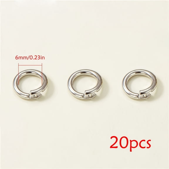 Jump Rings for Jewelry Making, Open Jump Rings for Keychains and Necklace, Jewelry Making Findings