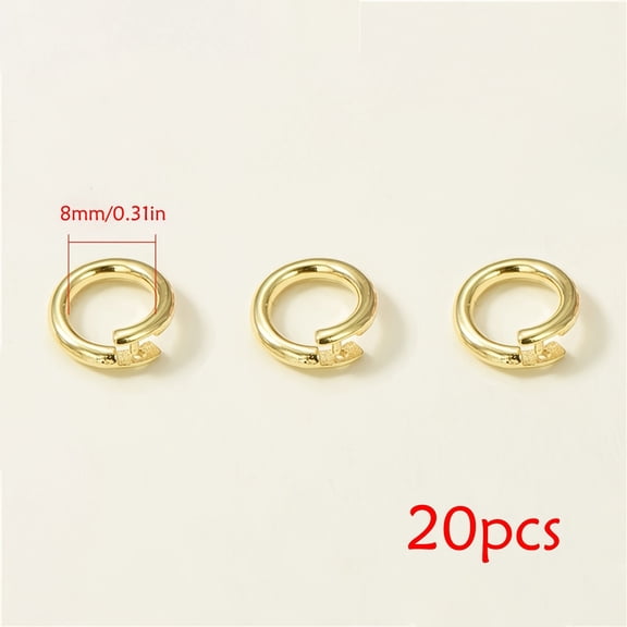 Jump Rings for Jewelry Making, Open Jump Rings for Keychains and Necklace, Jewelry Making Findings