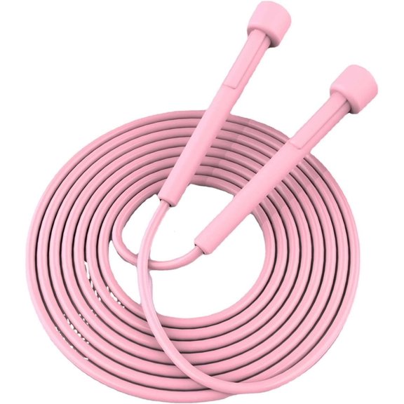 Jump Rope, Adjustable Jump Rope for Fitness and Exercise Tangle-Free Rapid Speed Skipping Rope anti Slip and Lightweight for Women, Men,