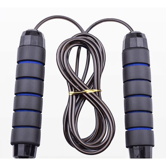 Jump Rope, Ball Bearings Tangle-Free Rapid Speed Cable Skipping Rope, Adjustable Jumping Ropes for Men, Women and Kids