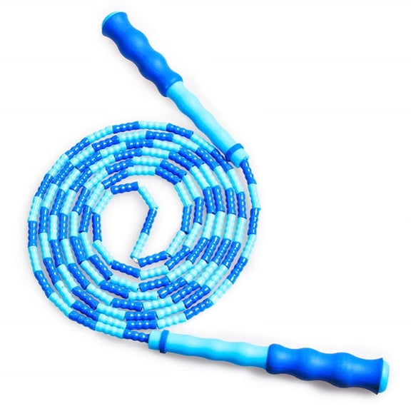 Jump Rope Beaded Jump Rope,Skipping Rope Adjustable for Adult Kids,Tangle-Free Speed Rope for Double Dutch Boxing Workout Exercise Fitness Weight Loss