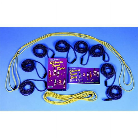 Jump Rope Chinese 16 Ft. - Yellow, Set Of 6