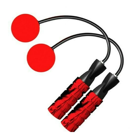 Jump Rope Cordless Adjustable Weighted Ball, red