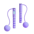 thumbnail image 1 of Jump Rope Digital Weighted Handle Speed Skipping Rope - purple, 1 of 5