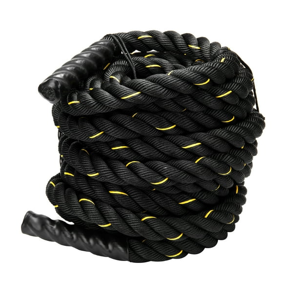 Jump Rope for Fitness Workout Battle Rope Strength Training Fitness Exercise Rope for Home Gym Outdoor Cardio Workout Upgraded Durable Protective Sleeve Included