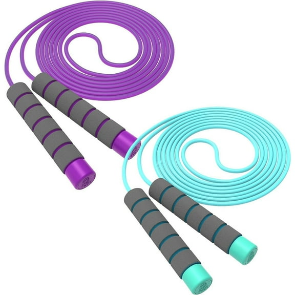 Jump Rope For Kids, Adjustable Soft Skipping Rope, W/ Skin-Friendly Foam Handles