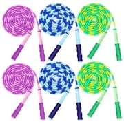 Jump Rope For Kids, Soft Beaded Jump Rope, Adjustable Length Tangle-Free Segmented Soft Beaded Skipping Rope，for Women, 