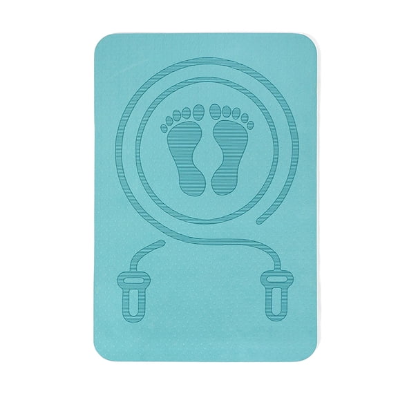 Jump Rope Mat, 6mm TPE Noise-Reducing Workout Pad for Yoga, Fitness and Floor Protection