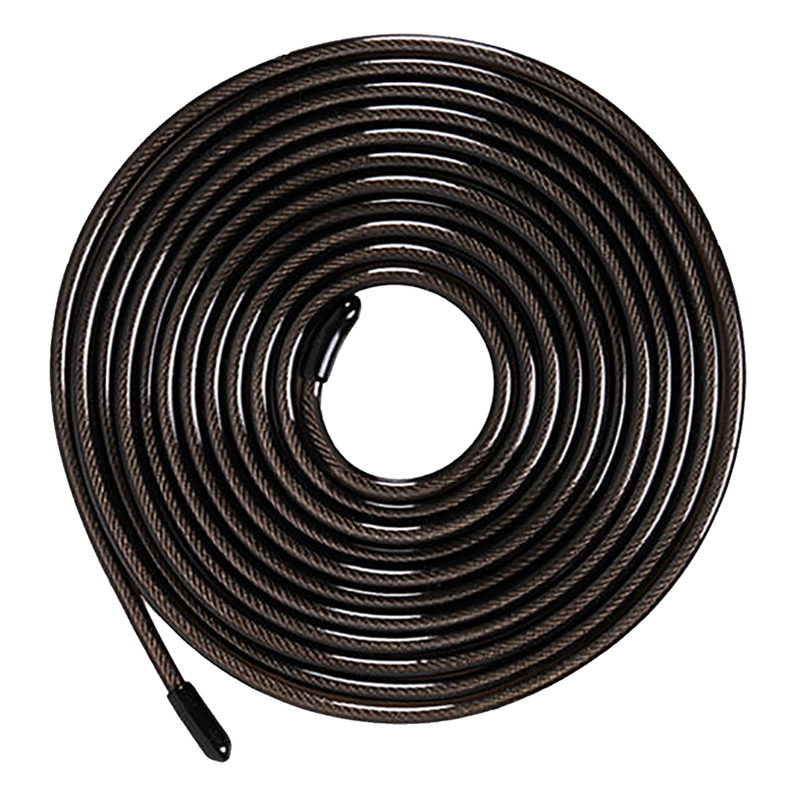 Jump Rope Replacement Wire 9.8ft Black Steel Cable PVC Wrapped Anti