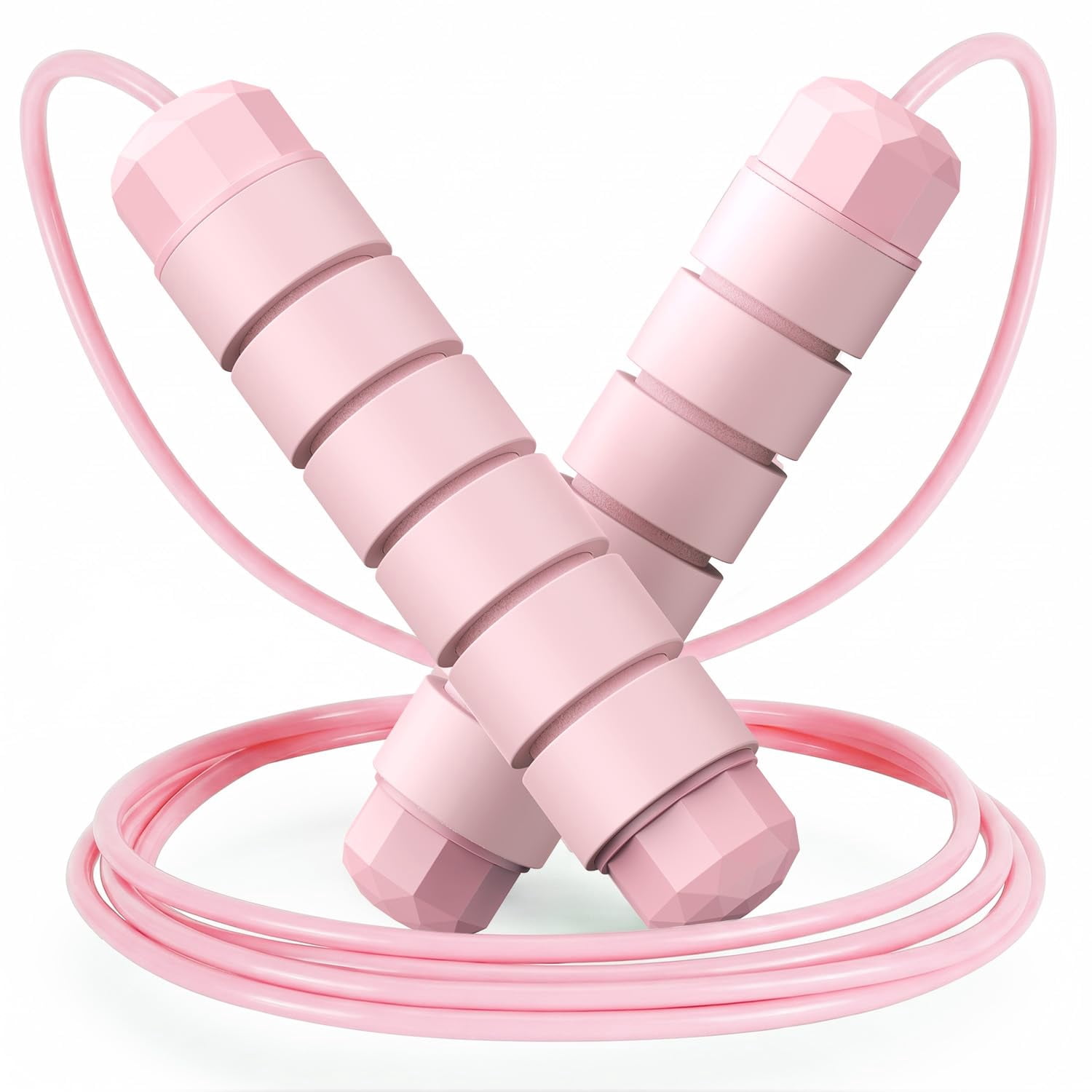 Jump Rope Handes Jump Rope, Tangle-Free Rapid Speed Jumping Rope Cable with Ball ...