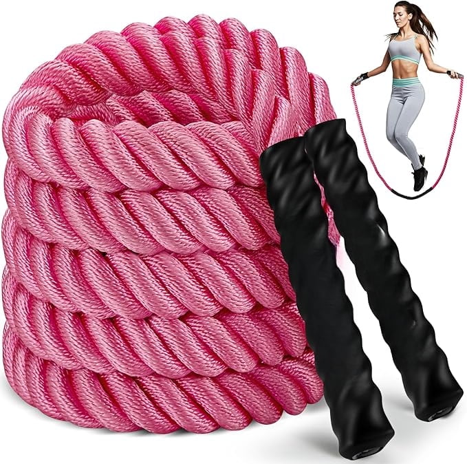 Jump Rope, Weighted Jump Rope for Women, Heavy Jump Ropes for Fitness ...