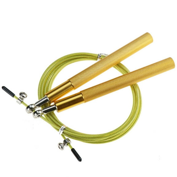 Jump Rope - Weighted Jump Rope - for Crossfit, Boxing - for Fitness - Jump Rope Workout gold