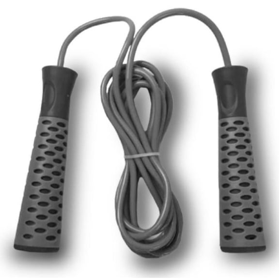 Jump Rope for Quick Intense Cardio Workout, 9FT, Gray
