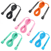 Jump Rope for Student, 5 Pcs Durable Adjustable Silicone Jump Ropes for Fitness with Comfortable Grip, Lightweight and P