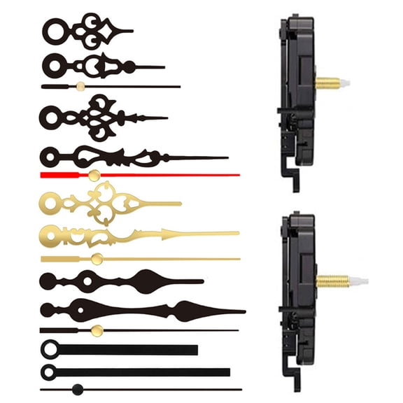 Jump Second Pendulums Clock Movement Mechanism with Hands Set Quartzs Movement for Clock Replacement Accessories