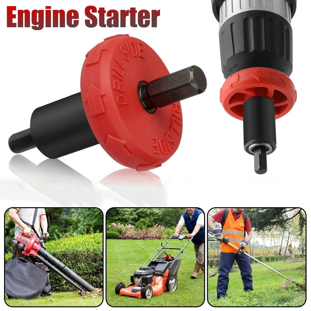 Engine Drill Bit Adapter Motor Starter Cordless Grass Cutter Machine