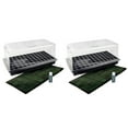 thumbnail image 1 of Jump Start Germination Hot House w/Heat Mat Hydroponic Flower Grow (2 Pack), 1 of 5