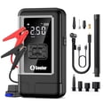 thumbnail image 1 of Jump Starter with Air Compressor & Tire Inflator, 8000A 12V Jumper Box for Car (All Gas/12L Diesel) with 150 PSI Air Compressor and Portable Power Bank, jumper cables, 1 of 8