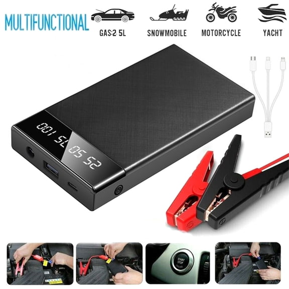 Jump Starter, Car Auto Battery Jump Starter Portable 20000mAh Charger, USB Port Power Pack
