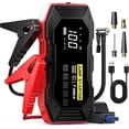 thumbnail image 1 of Jump Starter with Air Compressor 4000A 10000mAh 150PSI Portable Car Battery Jump Starter (All Gas/10L Diesel), 1 of 8