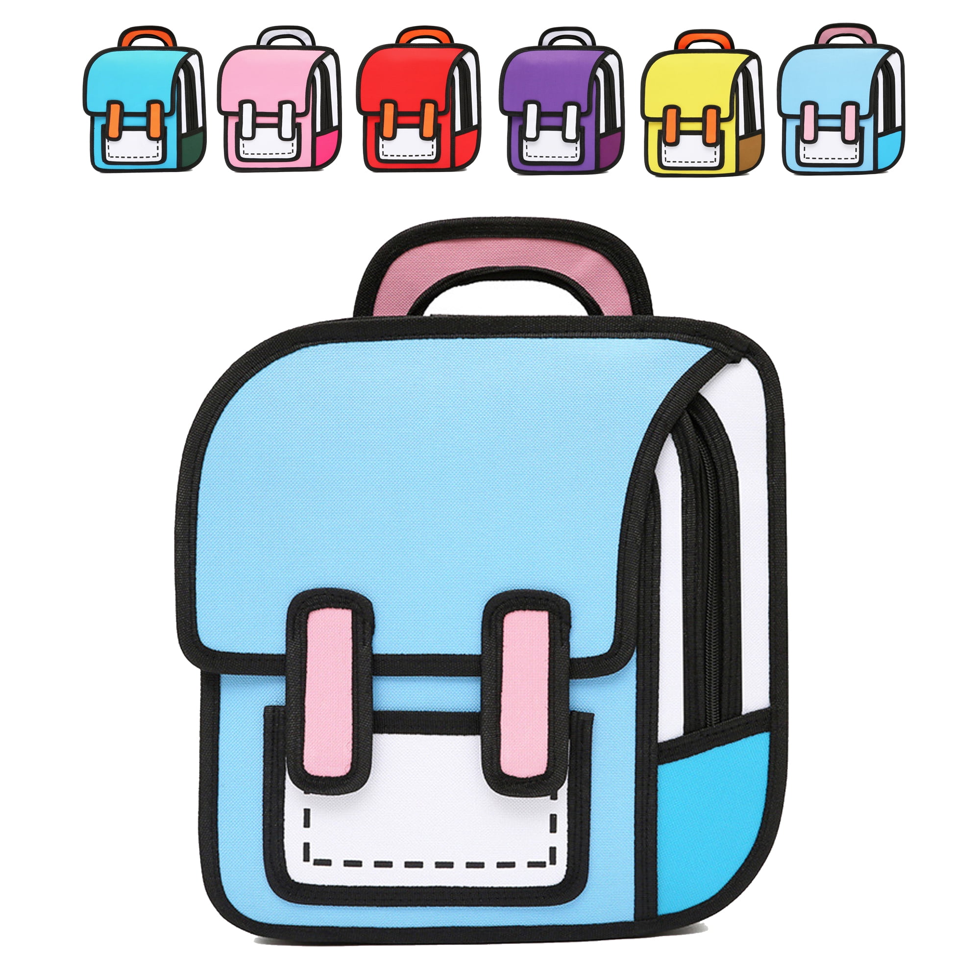 Book top bag cartoon