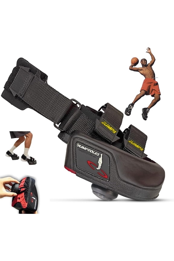 Jump Training System – Vertical Leap Speed & Agility Trainer Improves Foot & Ankle Strength Jump Shoes for Achilles & Plantar Fasciitis Relief – Large Sizes 10 -14.5