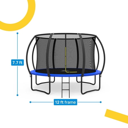 Jump Yeti 12' Round Above Ground Trampoline