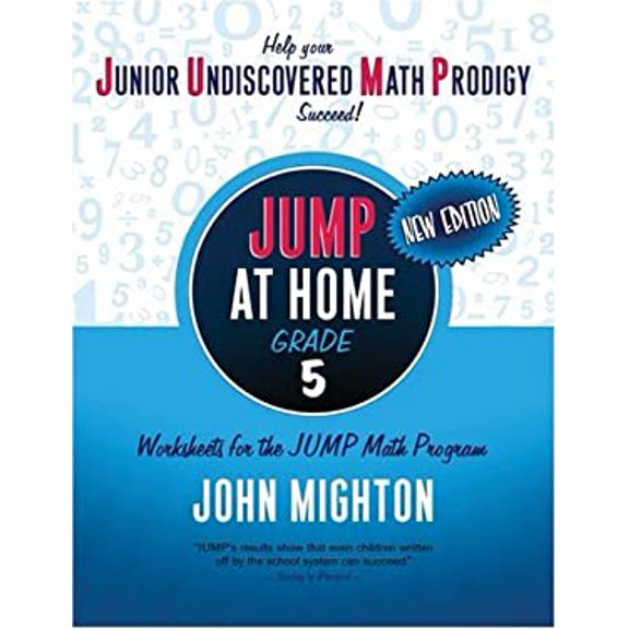 Pre-Owned Jump at Home, Grade 2 : Worksheets for the Jump Math Program (Paperback) 9780887847714