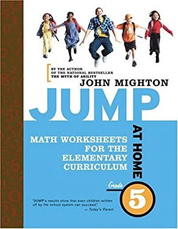 Jump Math Sheets Pre-Owned Jump at Home Grade 5: Math Worksheets for the Elementary ...