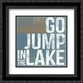 thumbnail image 1 of Jump in the Lake 2x Matted 20x20 Black Ornate Framed Art Print by Doucette, Katie, 1 of 2