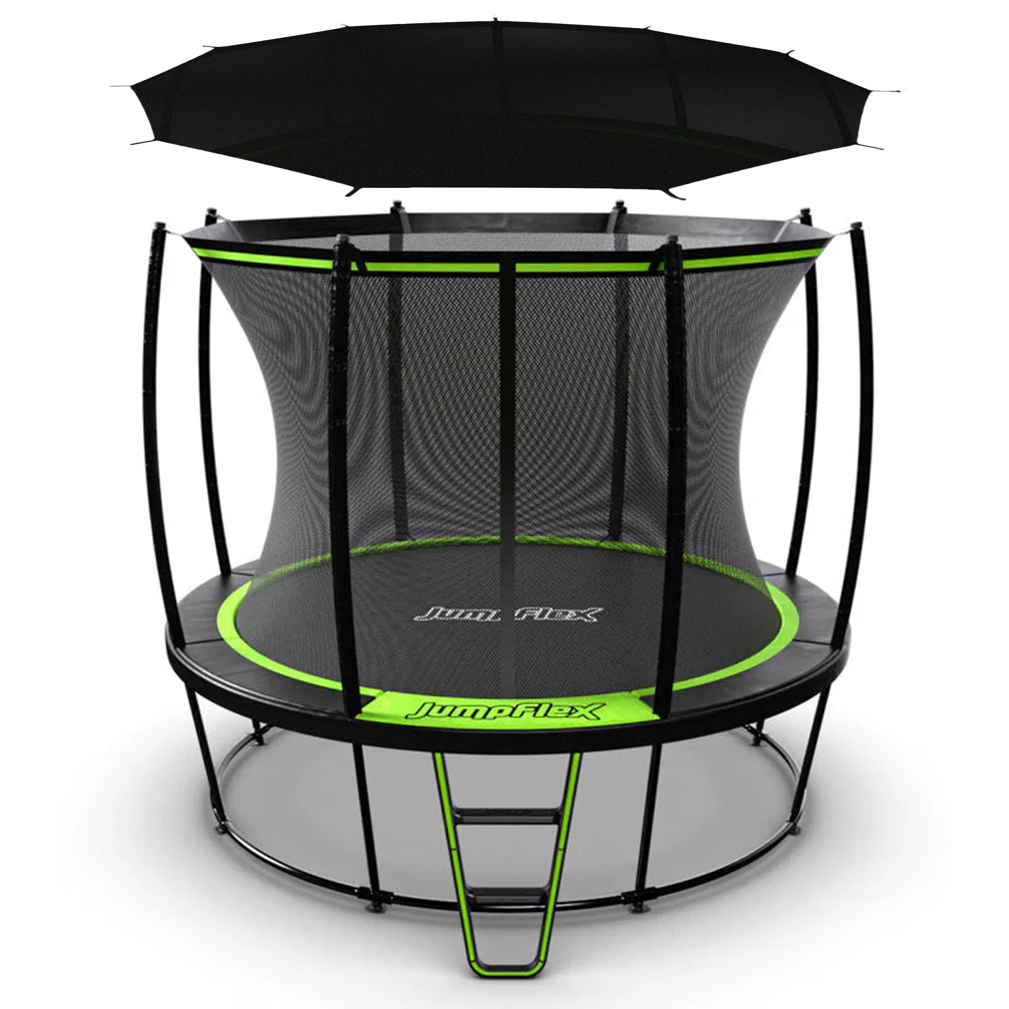 JumpFlex HERO 10' Trampoline Outdoor Activity Set with SMARTSHADE ...