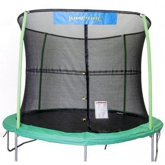 JumpKing 15' Round Trampoline Net Using 6 Poles