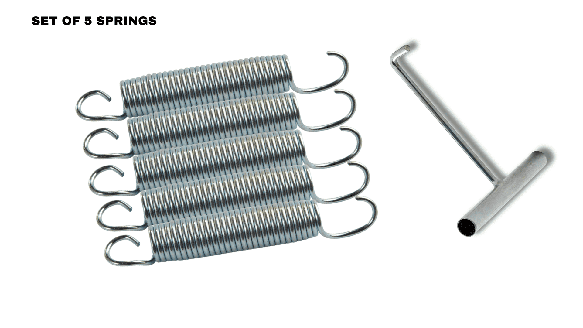 JumpKing 5.5" Galvanized Steel Trampoline Springs Set of 5