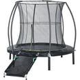 thumbnail image 1 of JumpKing 7ft Round Trampoline with Enclosure and Ramp – Perfect for Indoor and Outdoor Fun!, 1 of 10
