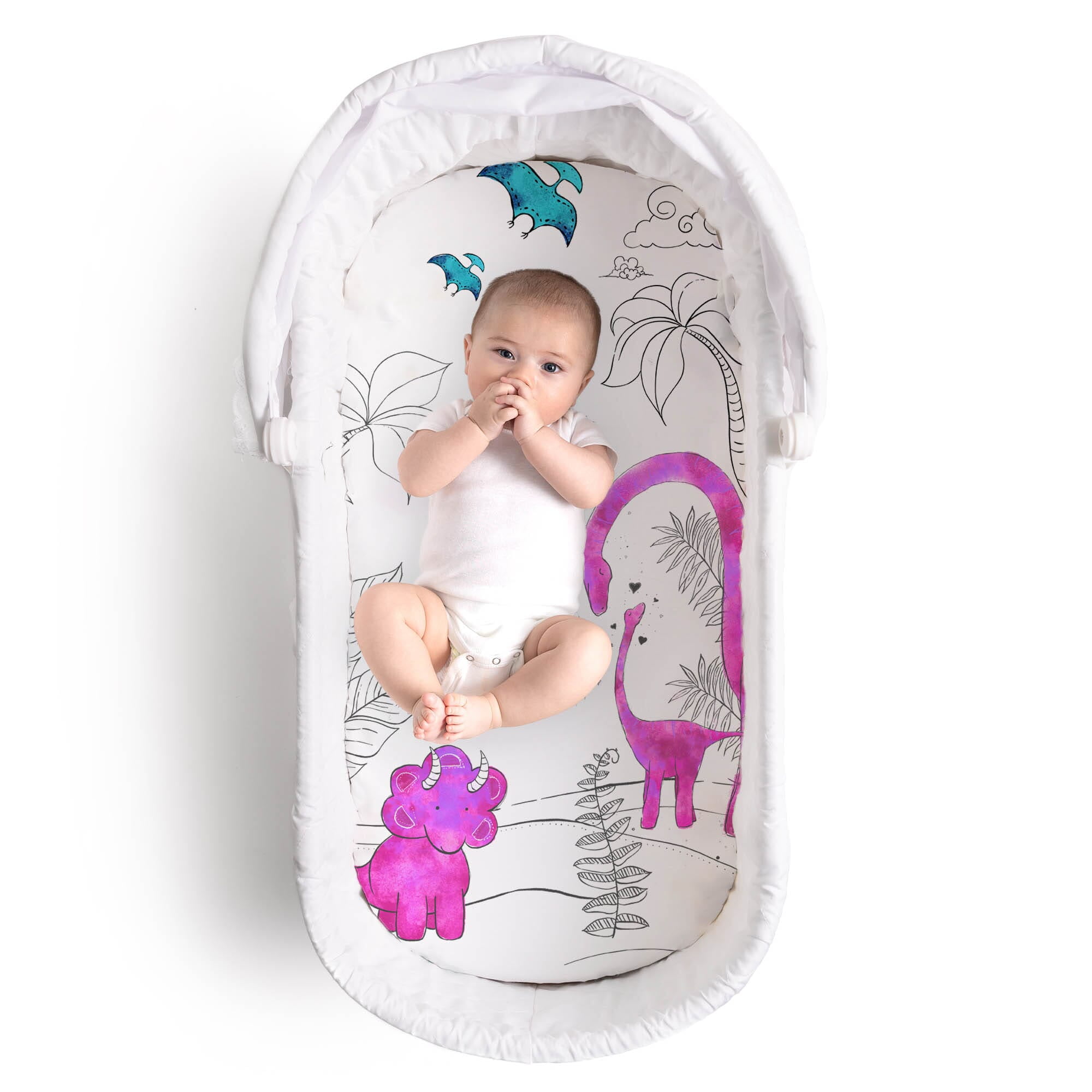 JumpOff Jo Fitted Sheet , Cotton, 16" x 32" for Oval