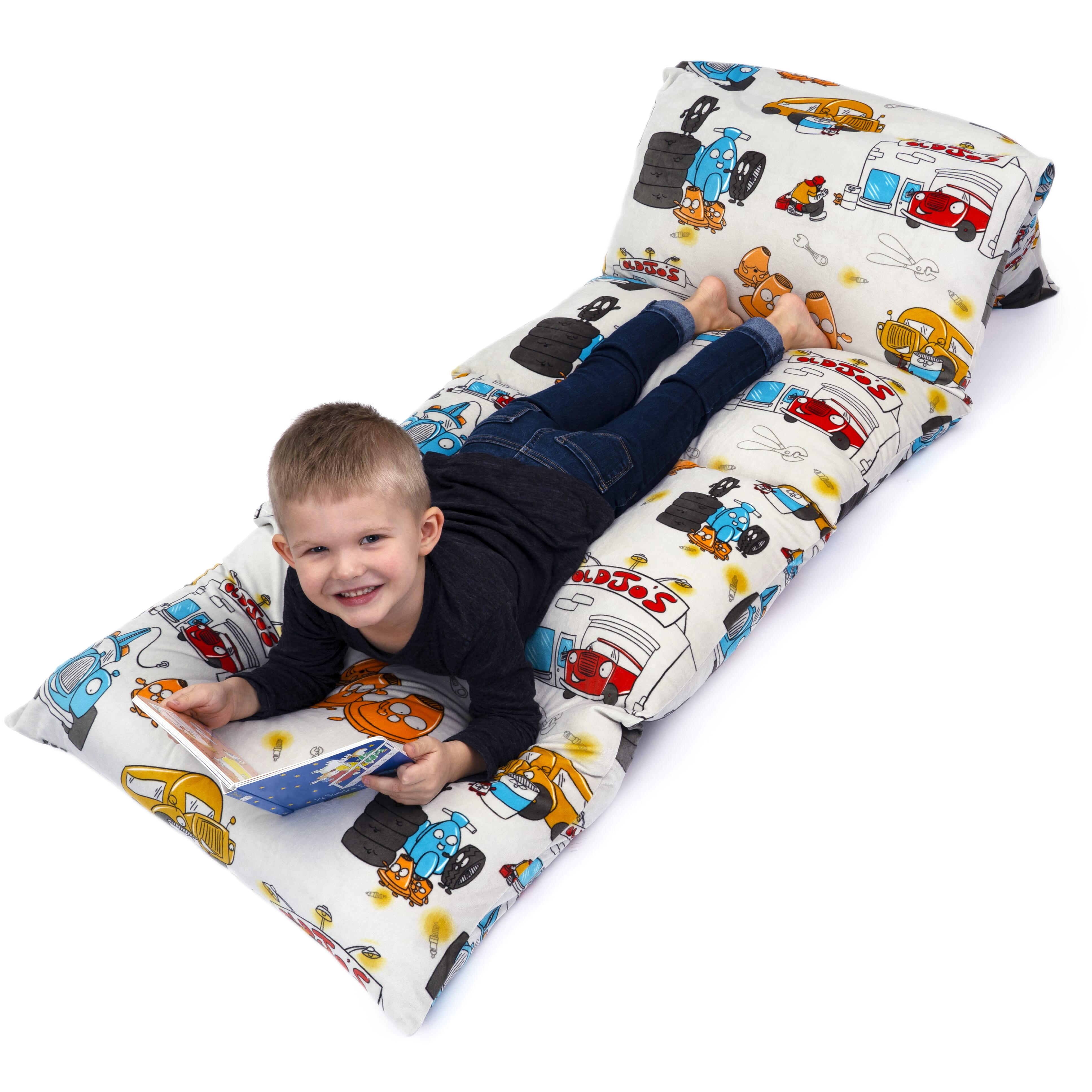 JumpOff Jo Kids Floor Lounger Soft Pillow Cover, for Playrooms