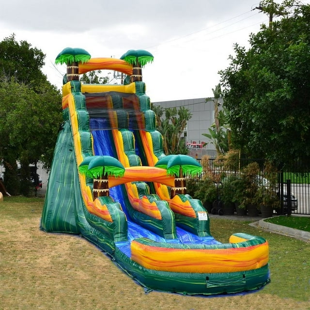 JumpOrange 19' Commercial Grade Water Slide Inflatable with Detachable