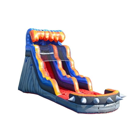 JumpOrange Commercial Grade Water Slide for Kids and Adults (with Blower), Rocker Theme