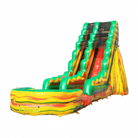 JumpOrange Fiesta 19' Commercial Inflatable Water Slide with Blower